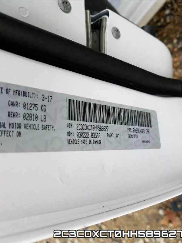 2C3CDXCT0HH589627 фото 2
