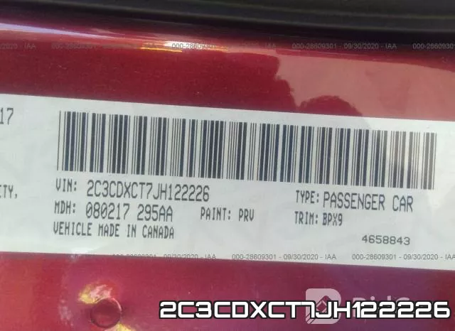 2C3CDXCT7JH122226 фото 8