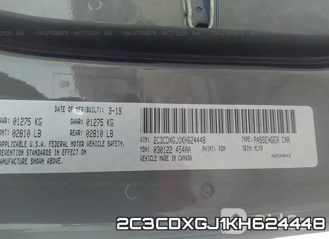 2C3CDXGJ1KH624448 фото 10