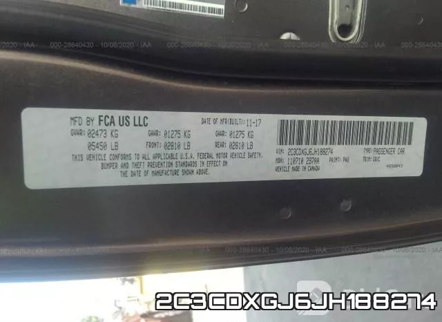 2C3CDXGJ6JH188274 фото 10