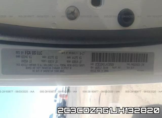 2C3CDZAG1JH132820 фото 10