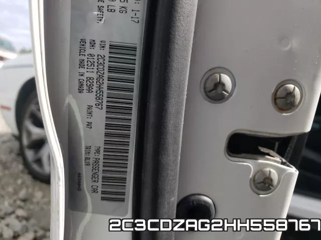2C3CDZAG2HH558767 фото 2