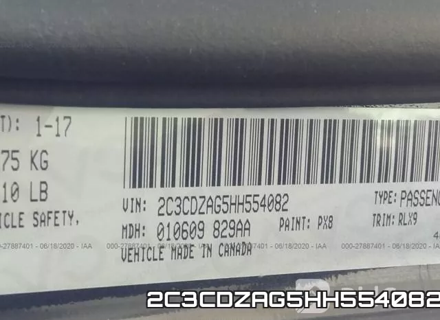 2C3CDZAG5HH554082 фото 10