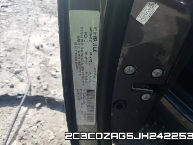 2C3CDZAG5JH242253 фото 2
