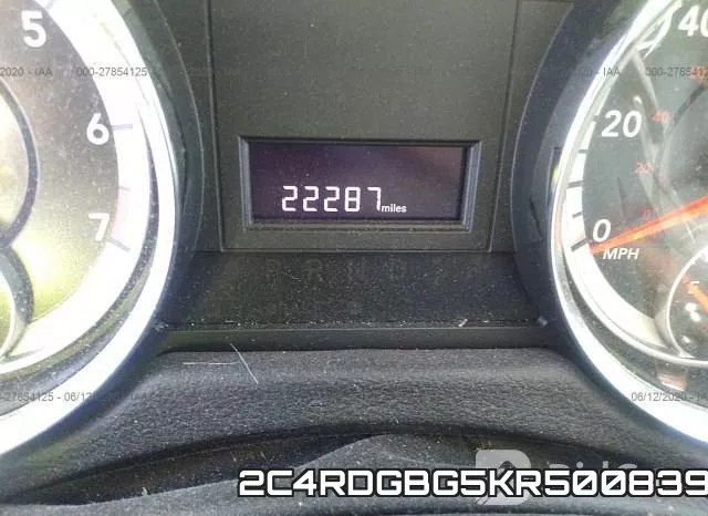 2C4RDGBG5KR500839 фото 8