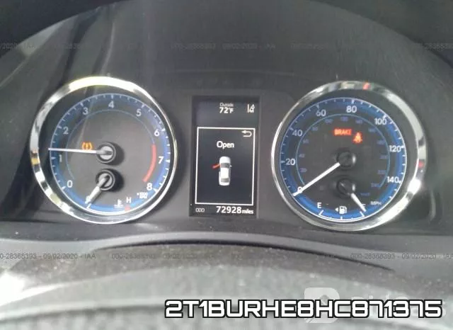 2T1BURHE8HC871375 фото 8