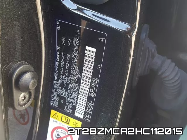 2T2BZMCA2HC112015 фото 2