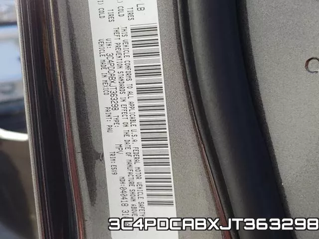 3C4PDCABXJT363298 фото 2