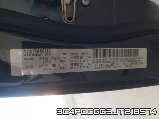 3C4PDCGG3JT218574 фото 2