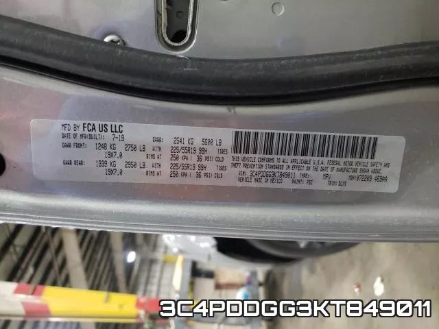 3C4PDDGG3KT849011 фото 2