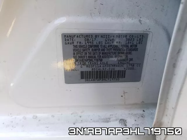 3N1AB7AP3HL719750 фото 2