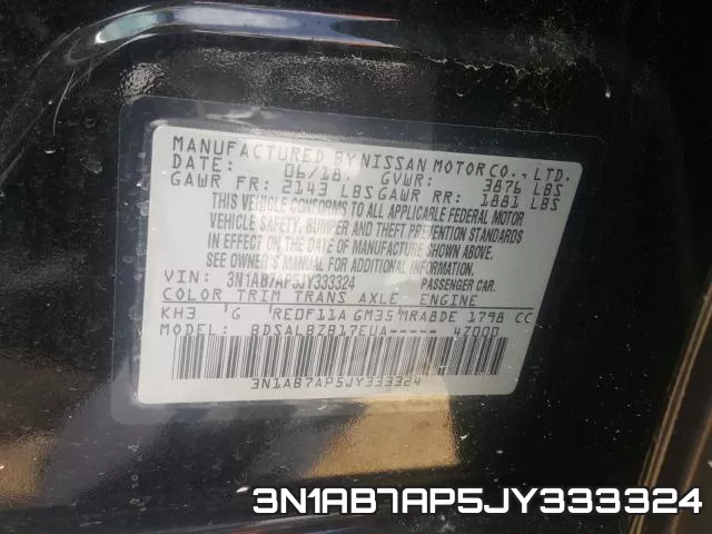 3N1AB7AP5JY333324 фото 2