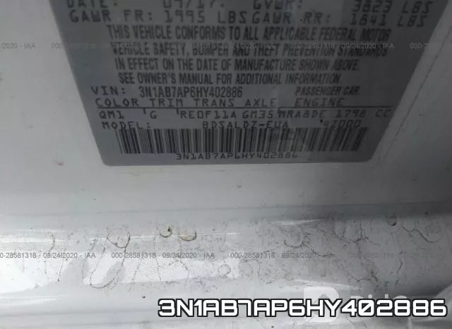 3N1AB7AP6HY402886 фото 10