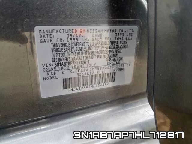 3N1AB7AP7HL712817 фото 2