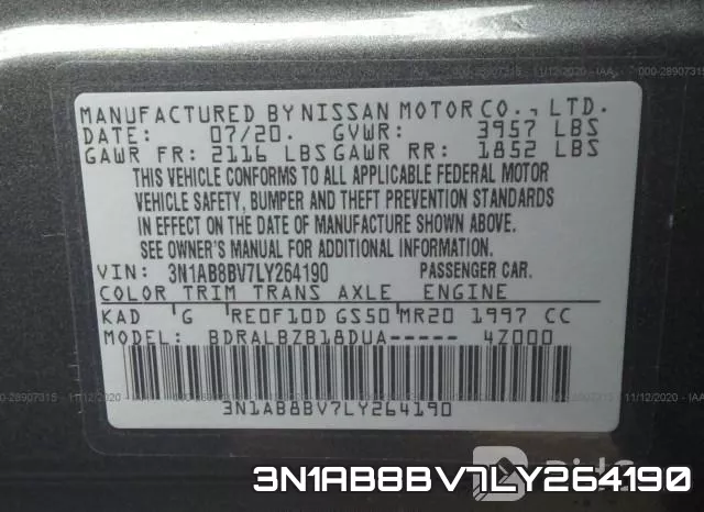 3N1AB8BV7LY264190 фото 9