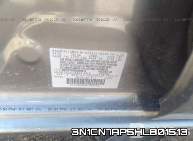 3N1CN7AP5HL801513 фото 9