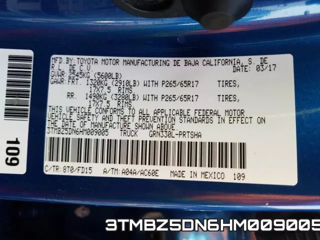 3TMBZ5DN6HM009005 фото 2