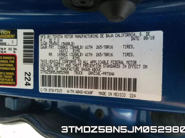 3TMDZ5BN5JM052980 фото 2