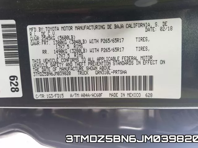 3TMDZ5BN6JM039820 фото 2