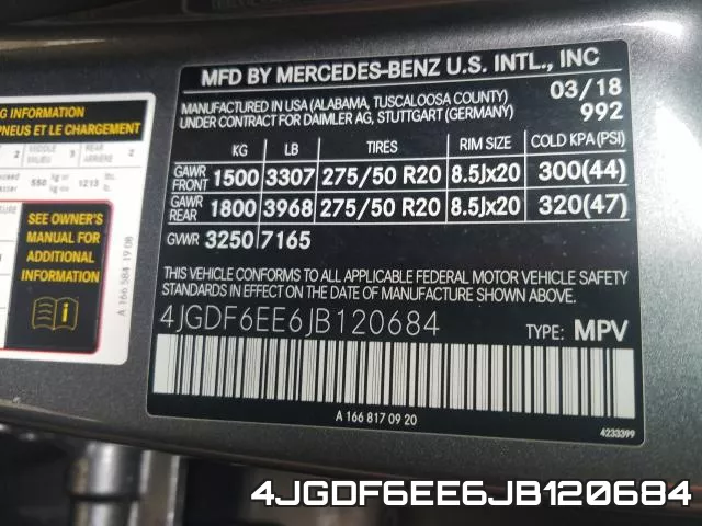 4JGDF6EE6JB120684 фото 2