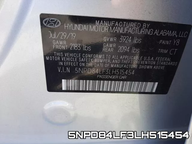 5NPD84LF3LH515454 фото 2