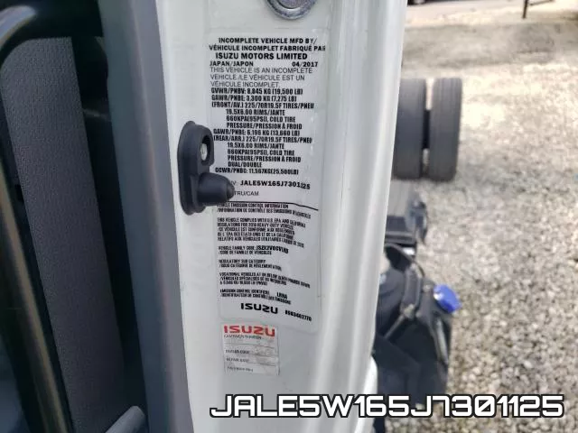 JALE5W165J7301125 фото 2