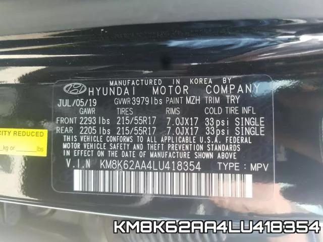 KM8K62AA4LU418354 фото 2
