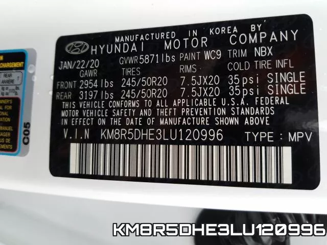 KM8R5DHE3LU120996 фото 2