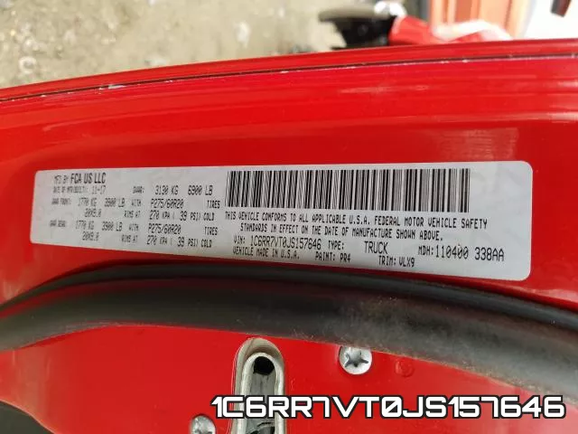 1C6RR7VT0JS157646 фото 2