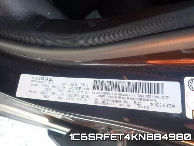1C6SRFET4KN884980 фото 2