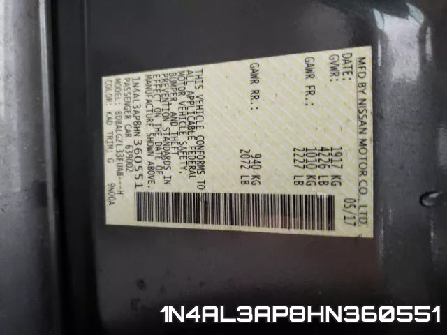 1N4AL3AP8HN360551 фото 2
