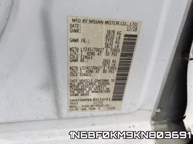 1N6BF0KM9KN803691 фото 2