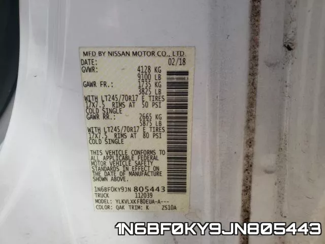 1N6BF0KY9JN805443 фото 2
