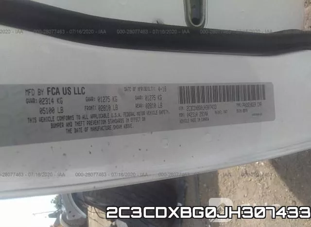 2C3CDXBG0JH307433 фото 9