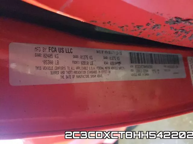 2C3CDXCT8HH542202 фото 2