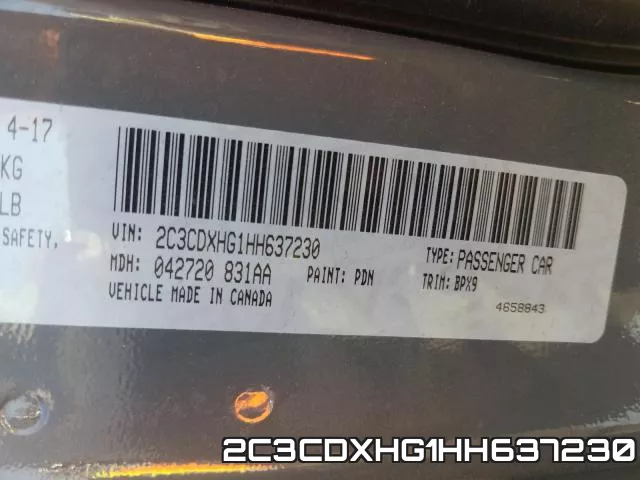 2C3CDXHG1HH637230 фото 2