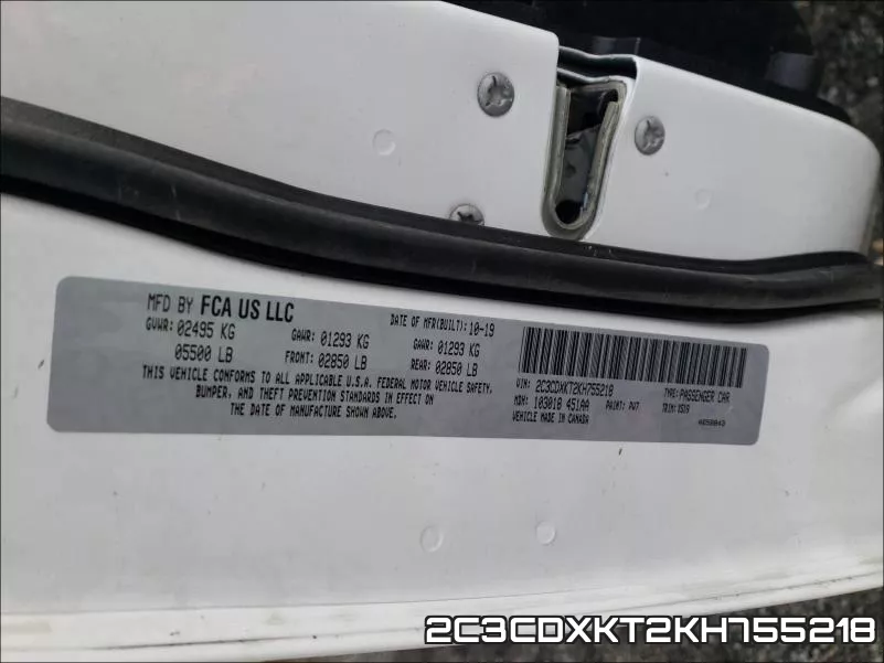 2C3CDXKT2KH755218 фото 2