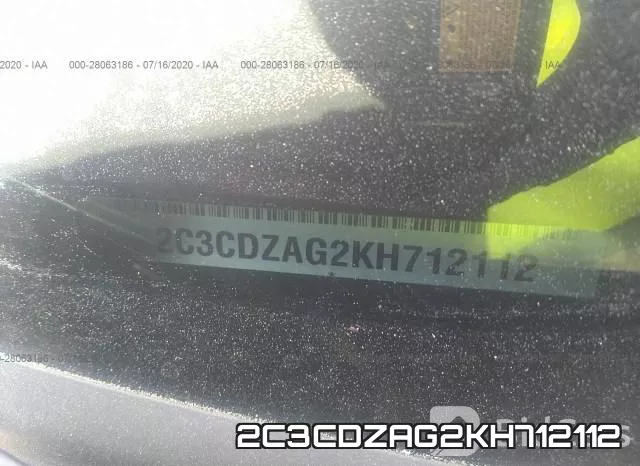 2C3CDZAG2KH712112 фото 10