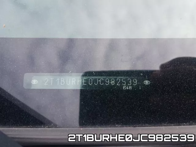 2T1BURHE0JC982539 фото 2