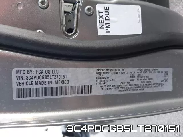 3C4PDCGB5LT270151 фото 2