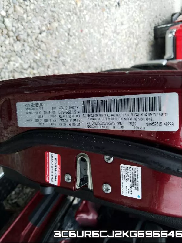 3C6UR5CJ2KG595545 фото 2
