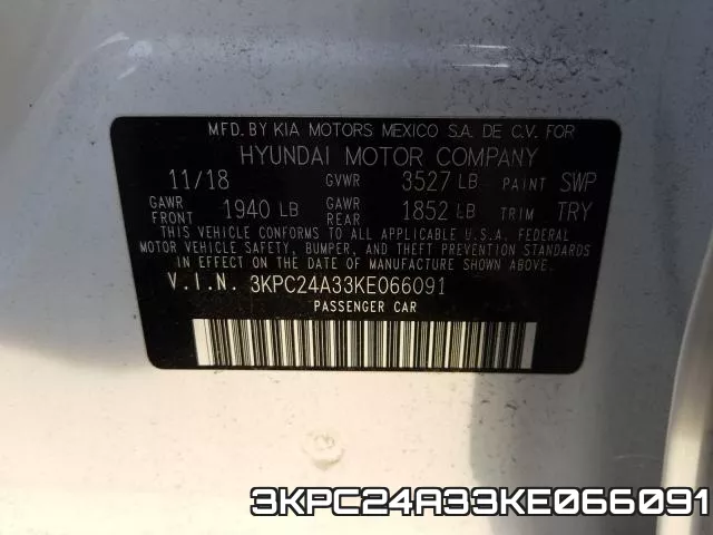 3KPC24A33KE066091 фото 2