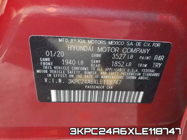 3KPC24A6XLE118747 фото 2