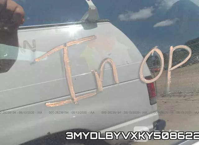 3MYDLBYVXKY508622 фото 8
