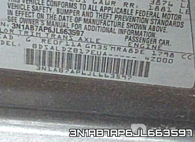 3N1AB7AP6JL663597 фото 9