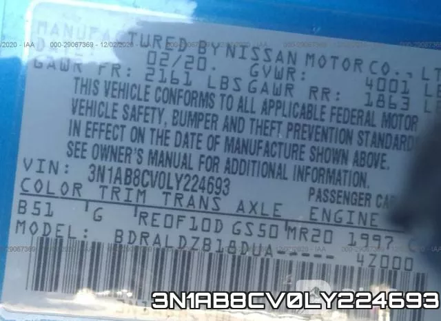 3N1AB8CV0LY224693 фото 10