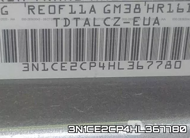 3N1CE2CP4HL367780 фото 8