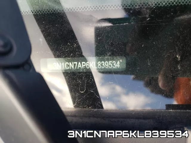 3N1CN7AP6KL839534 фото 2