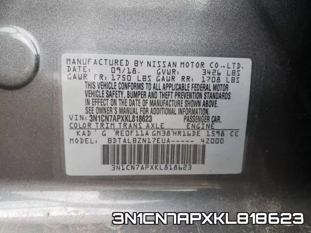 3N1CN7APXKL818623 фото 2