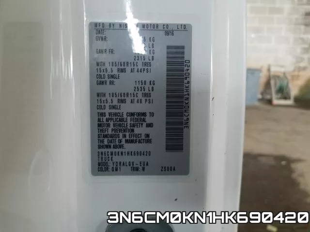 3N6CM0KN1HK690420 фото 2